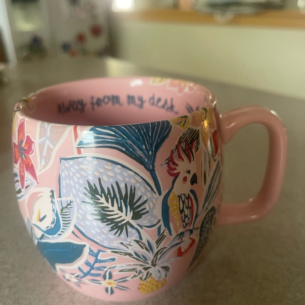 Opalhouse Pink Tropical Mug
